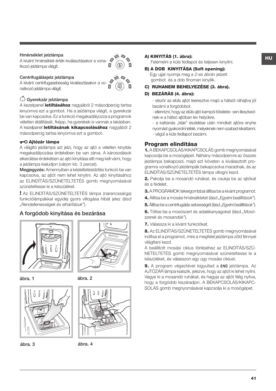 Hotpoint Ariston Top loading ECOT6F 1291 (EU) User Manual | Page 41 / 60