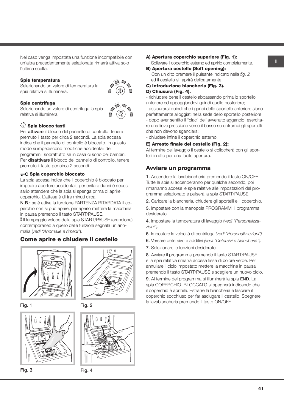 Hotpoint Ariston Top loading ECOT7F 129 (EU) User Manual | Page 41 / 72