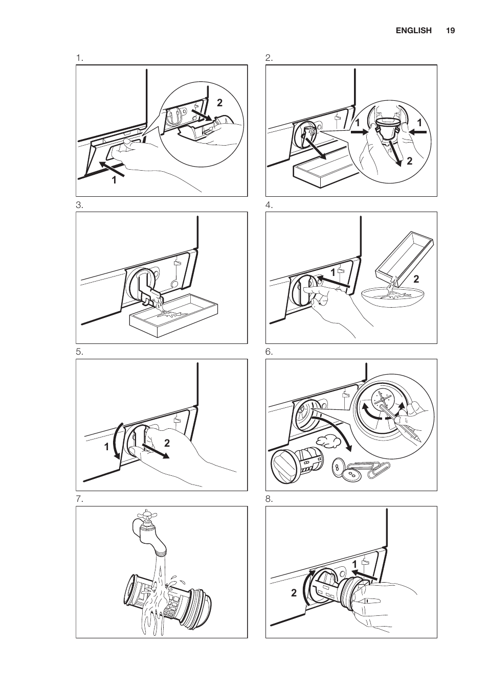 Electrolux EWF1286GDW User Manual | Page 19 / 52