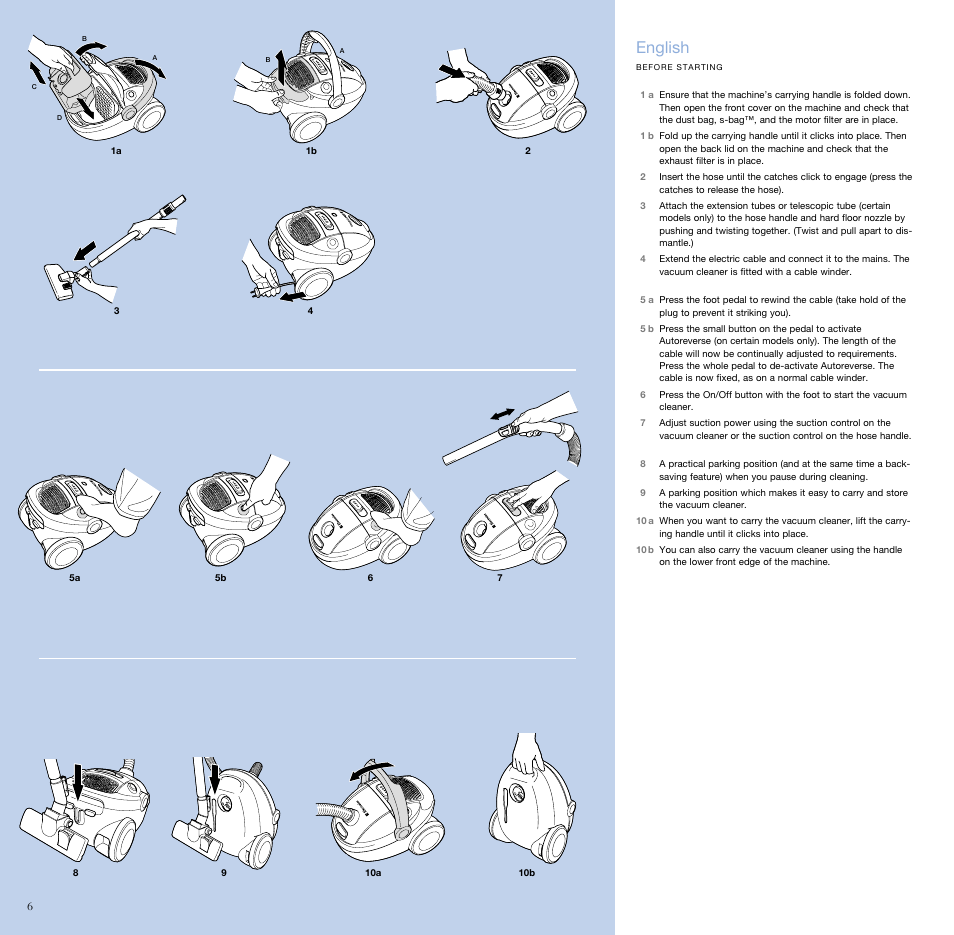 English | Electrolux ZCS2100 User Manual | Page 4 / 13