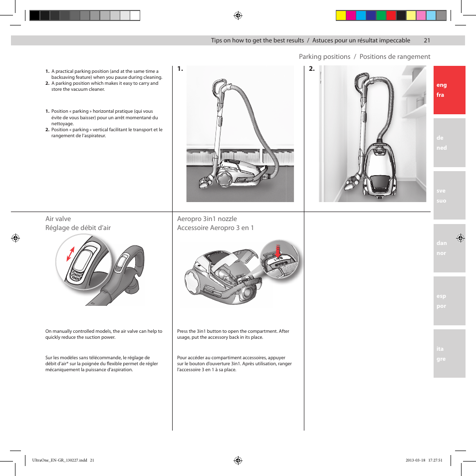Electrolux UOANIMAL User Manual | Page 21 / 92