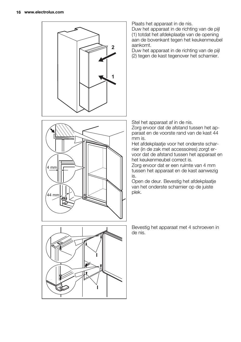 Electrolux ENN2853AOW User Manual | Page 16 / 88