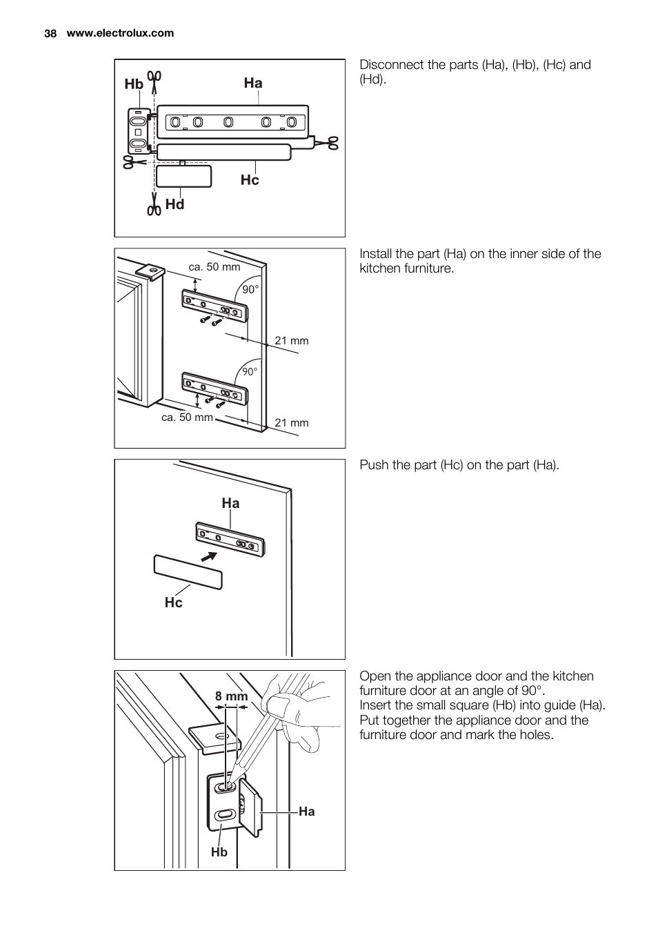 Electrolux ENN2853AOW User Manual | Page 38 / 88