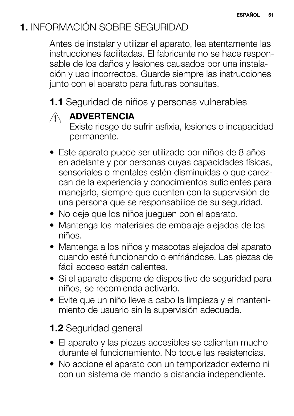 Electrolux EHH6332FOK User Manual | Page 51 / 68