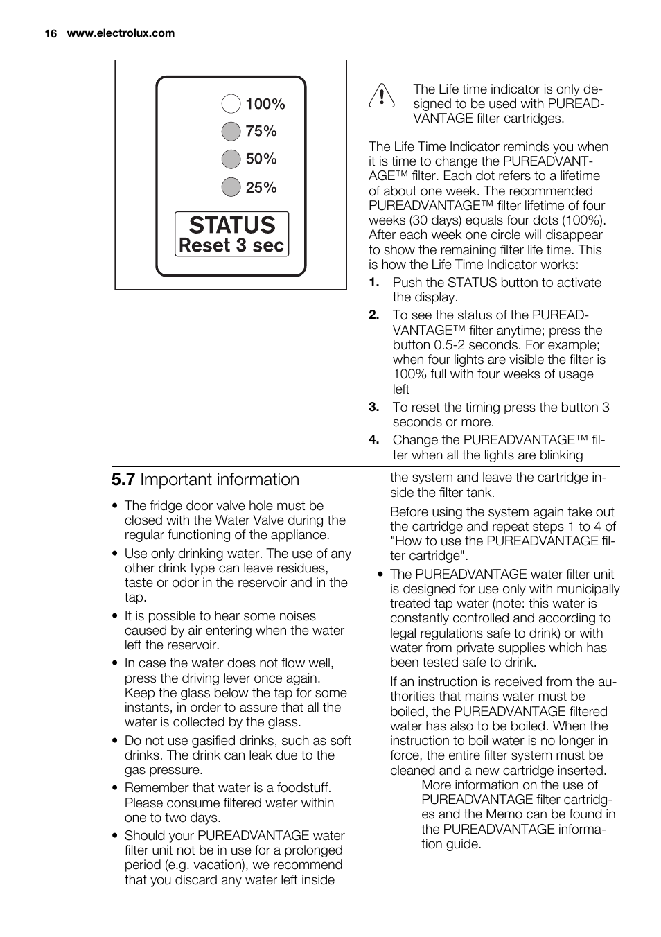 7 important information | Electrolux EN3850DOX User Manual | Page 16 / 84