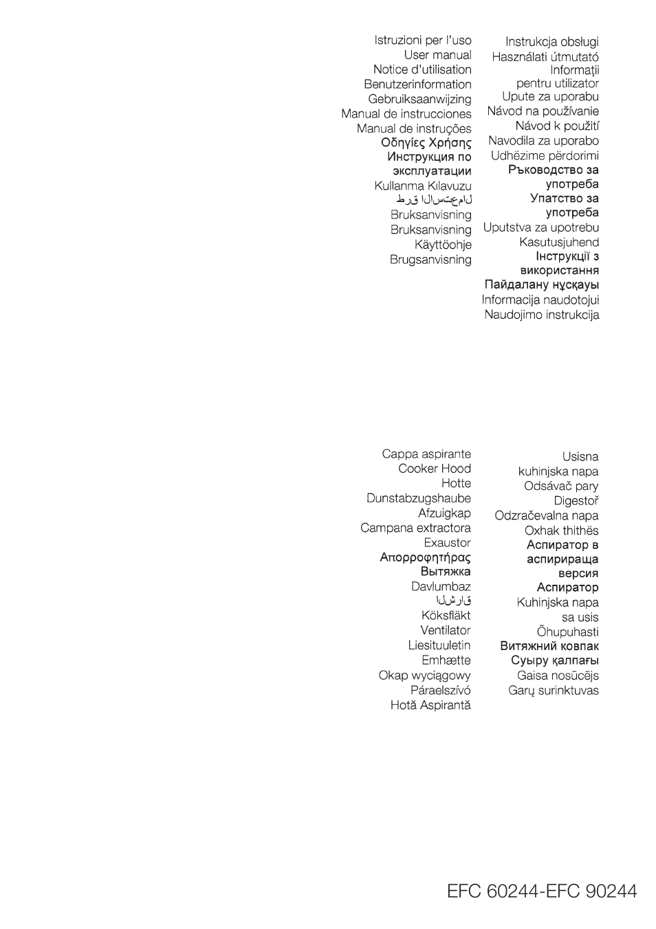 Electrolux EFC90244X User Manual | 40 pages