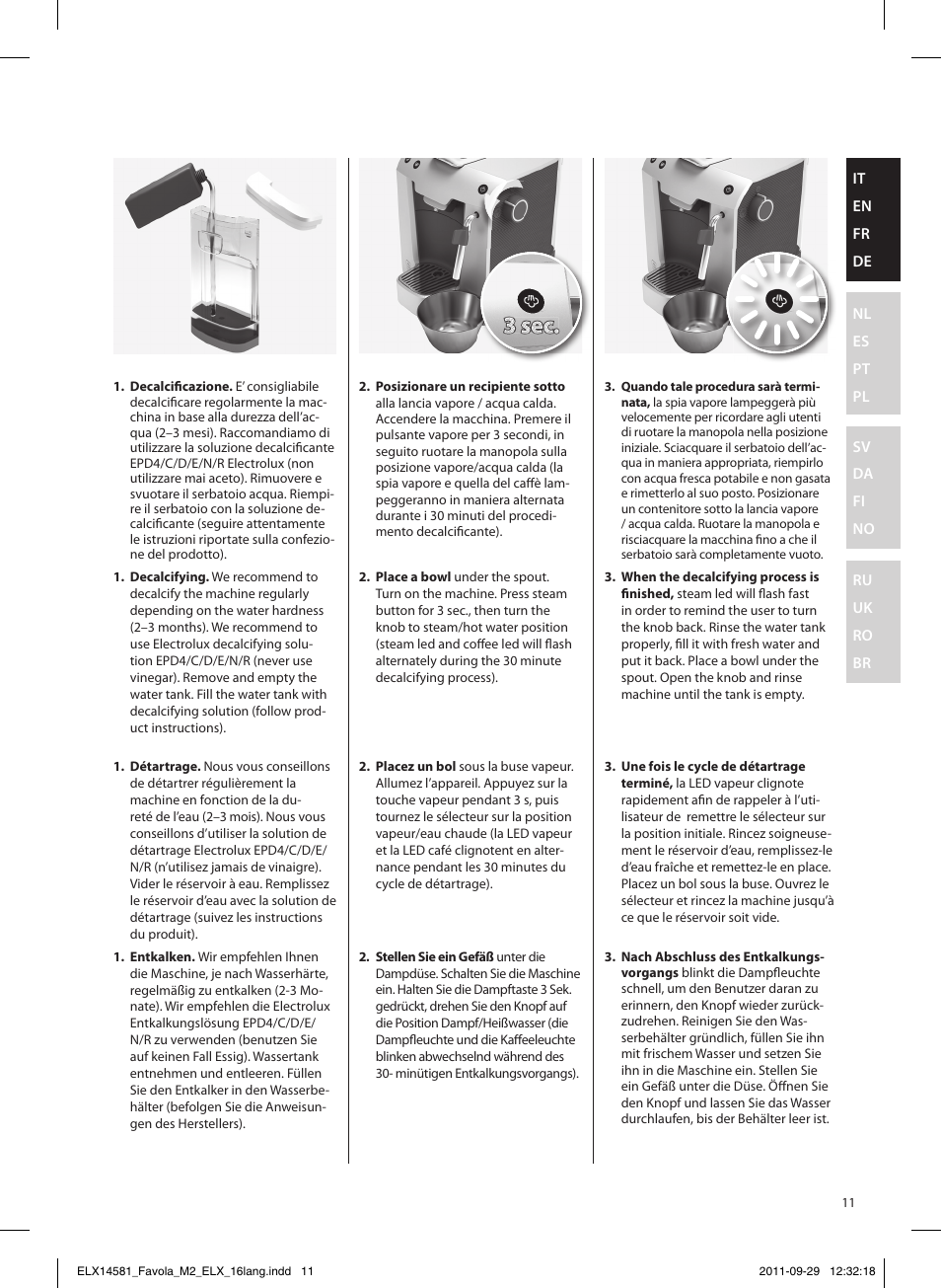 Electrolux ELM5200 User Manual | Page 11 / 52