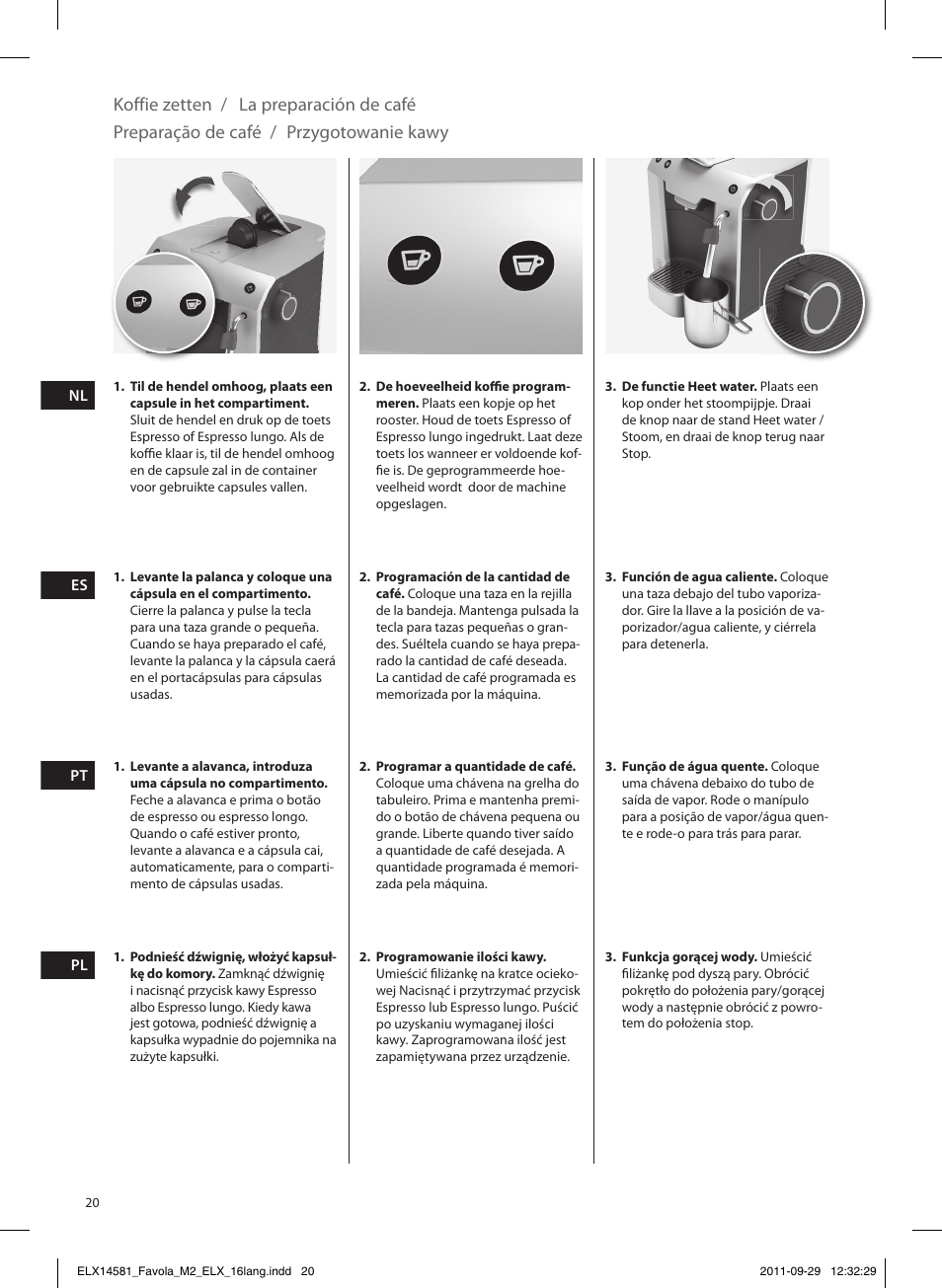 Electrolux ELM5200 User Manual | Page 20 / 52