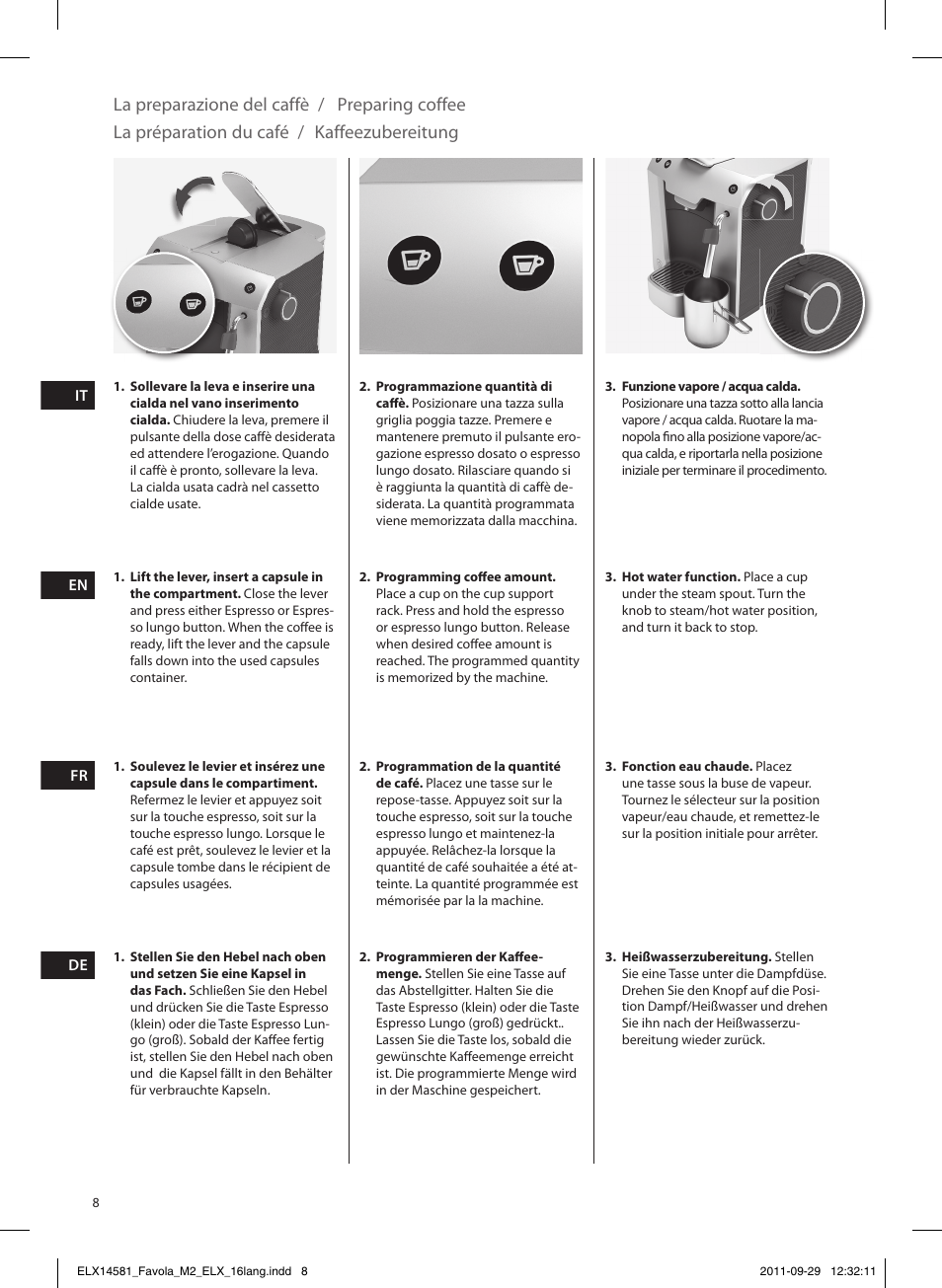 Electrolux ELM5200 User Manual | Page 8 / 52