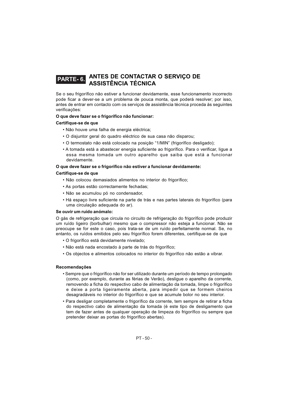 Electrolux EJF3642AOX User Manual | Page 52 / 68