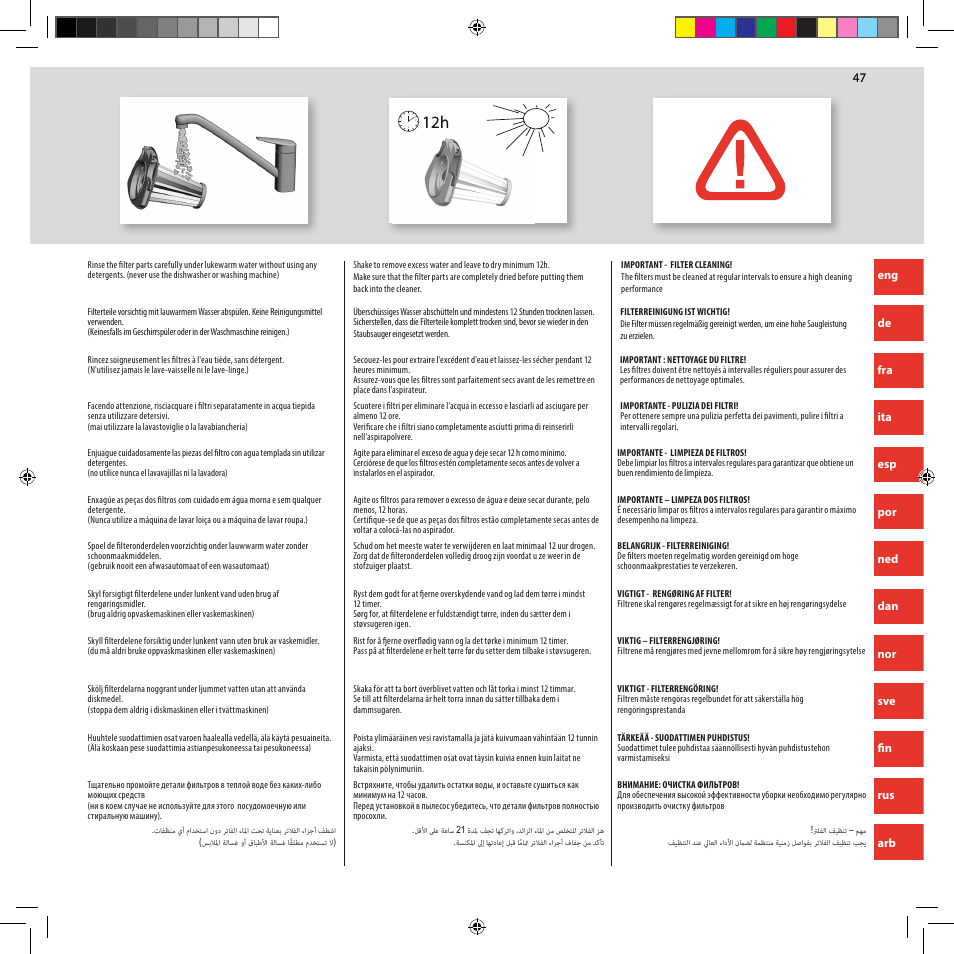 Electrolux ZB3012 User Manual | Page 47 / 84