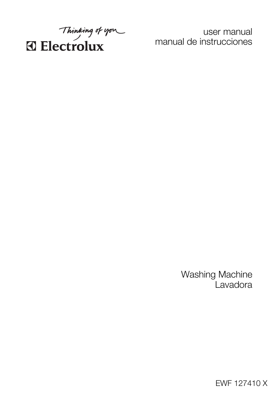 Electrolux EWF127410X User Manual | 56 pages