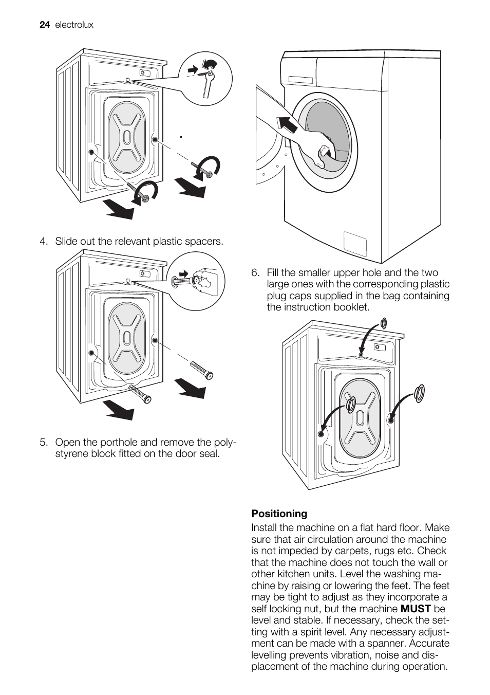 Electrolux EWF127410X User Manual | Page 24 / 56