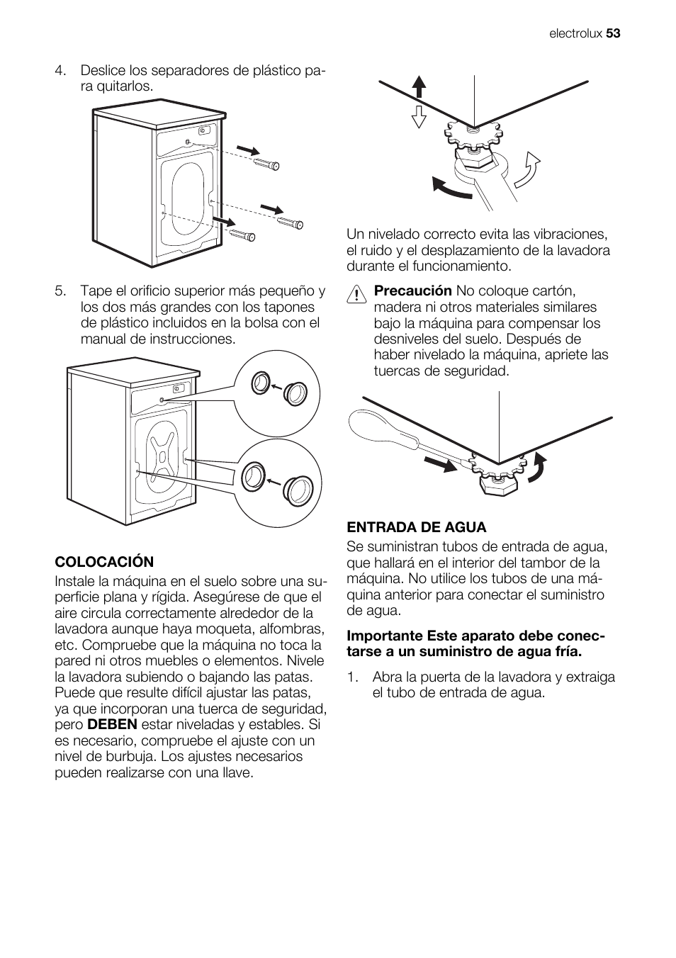 Electrolux EWG147540W User Manual | Page 53 / 88