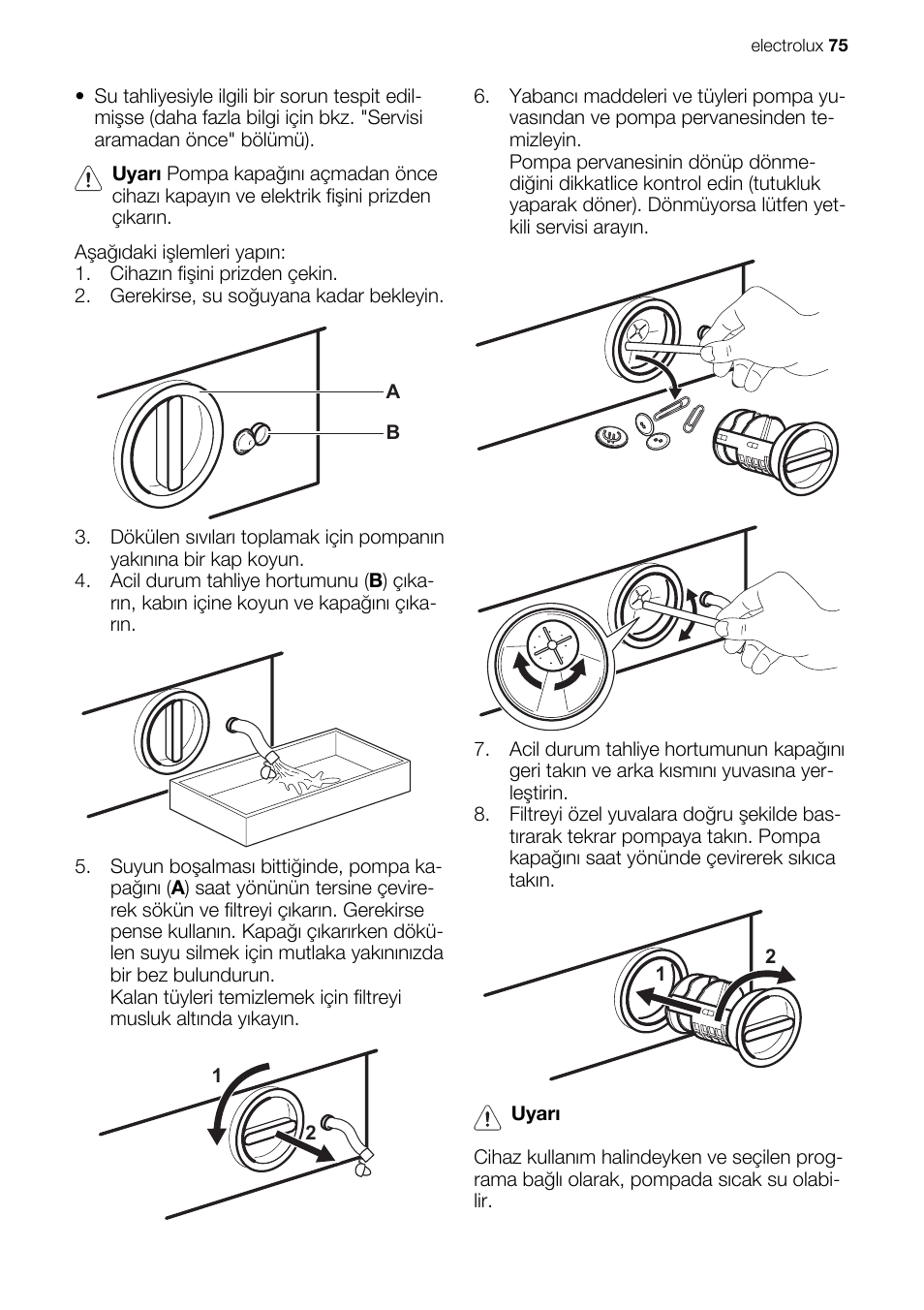 Electrolux EWG147540W User Manual | Page 75 / 88