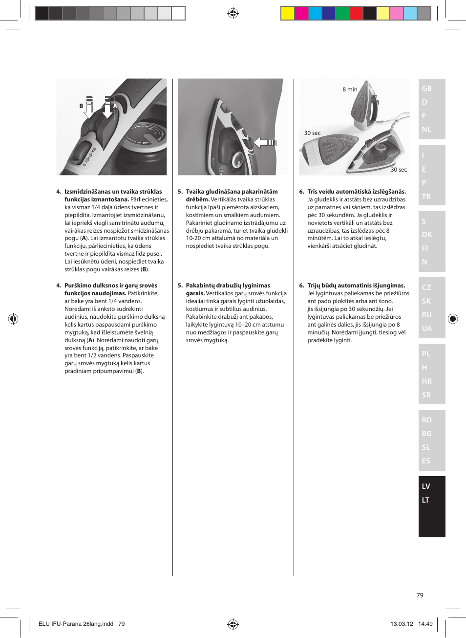 Electrolux EDB5110MO User Manual | Page 79 / 84