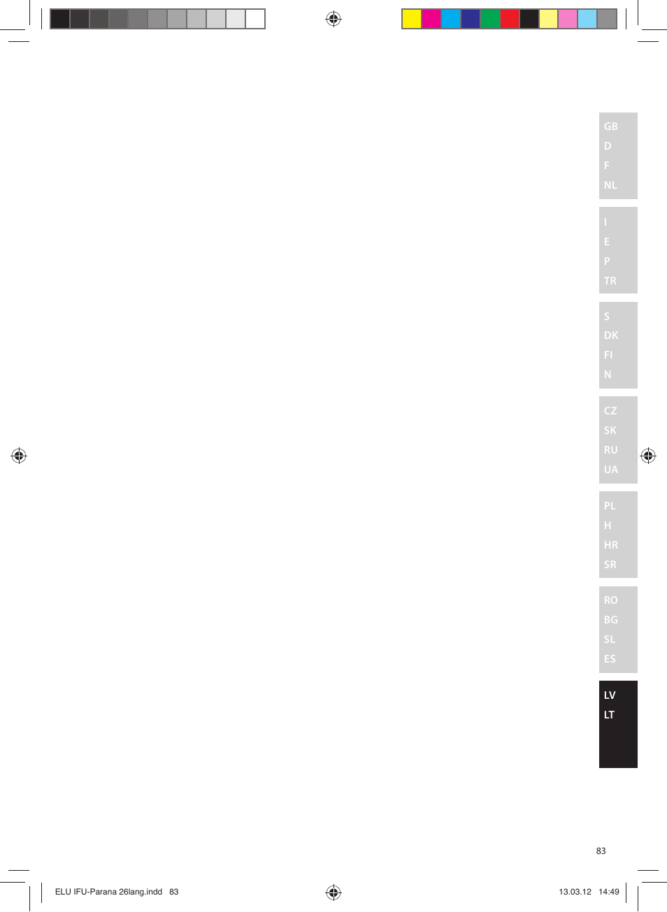 Electrolux EDB5110MO User Manual | Page 83 / 84