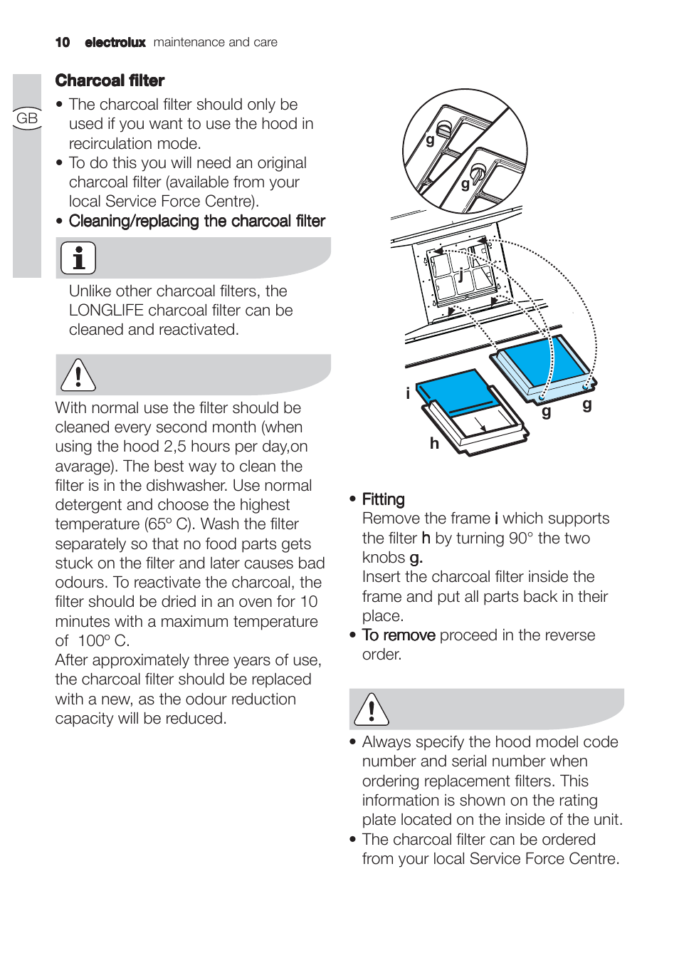 Electrolux EFC90244X User Manual | Page 10 / 56