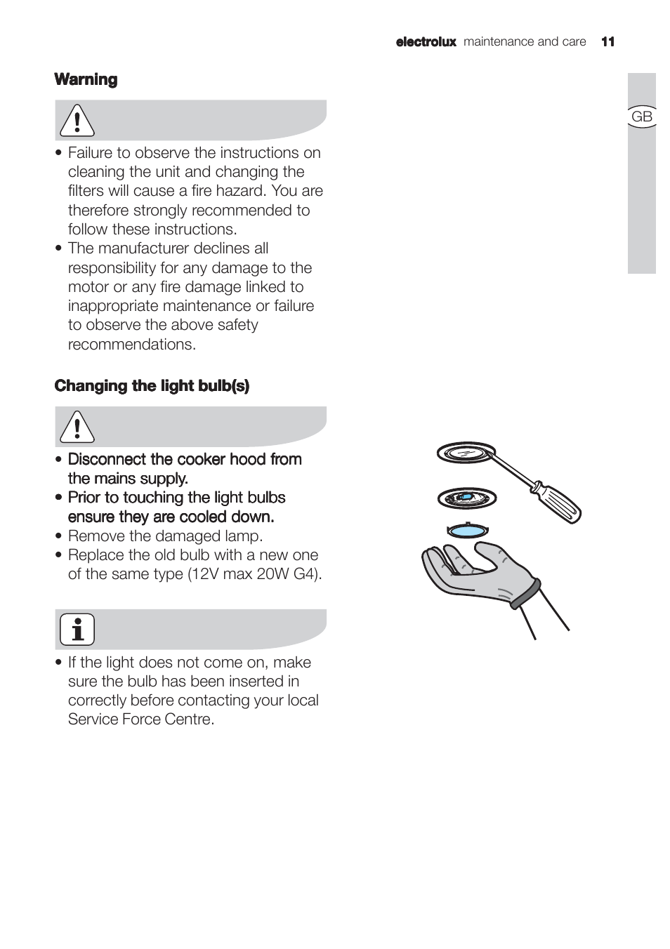 Electrolux EFC90244X User Manual | Page 11 / 56