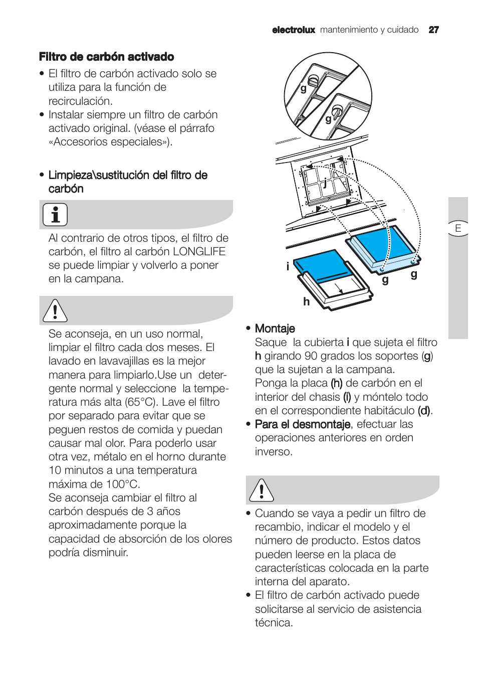 Electrolux EFC90244X User Manual | Page 27 / 56