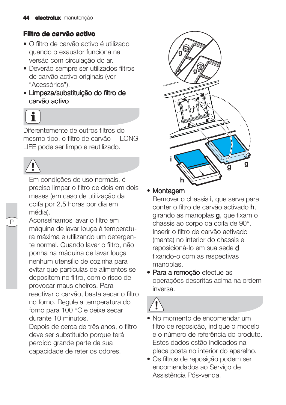 Electrolux EFC90244X User Manual | Page 44 / 56