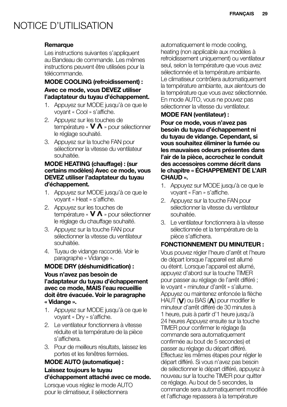 New eu portable manual_en_fr_it_es_pt_29 | Electrolux EXP09HN1WI User Manual | Page 29 / 86