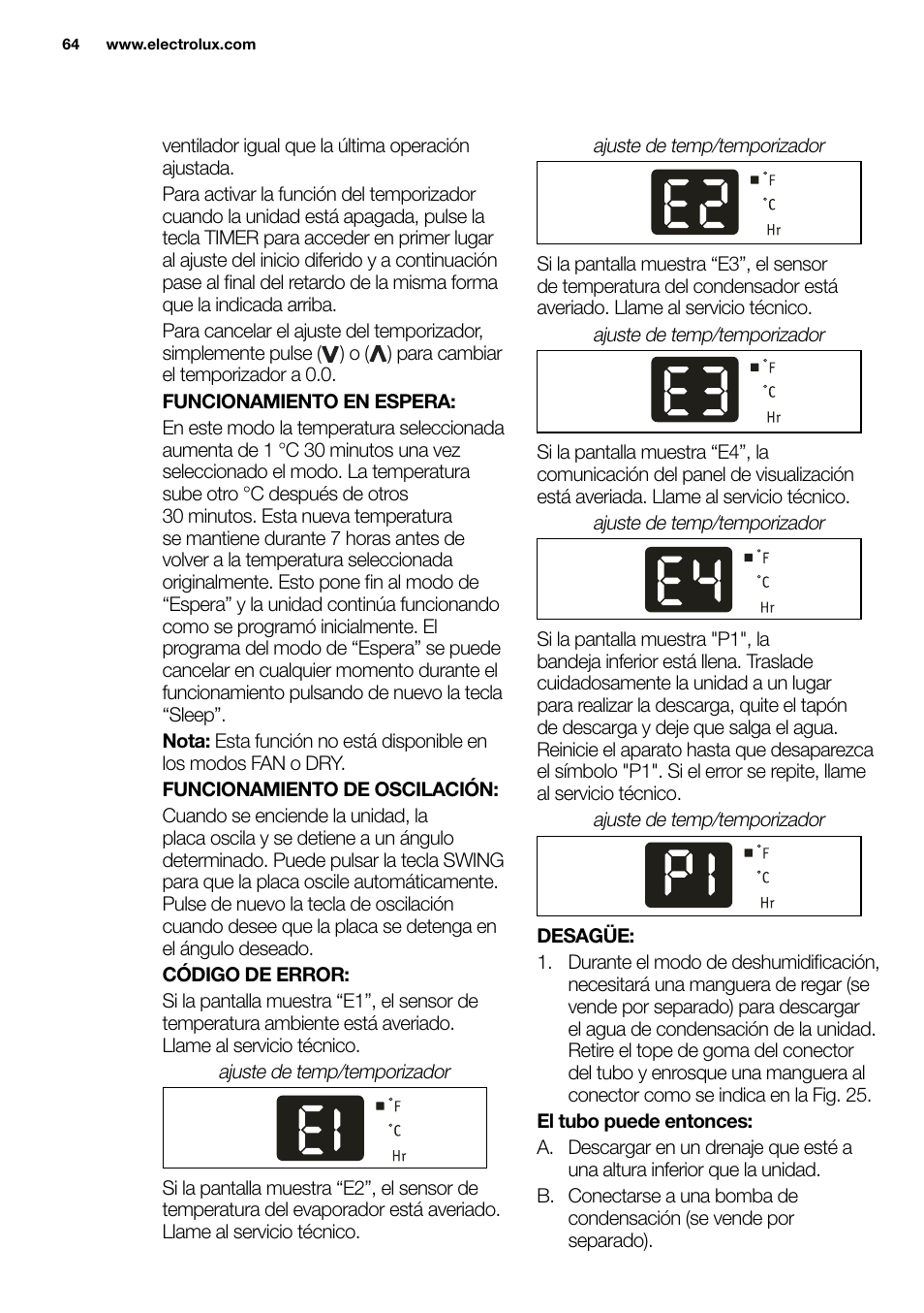 New eu portable manual_en_fr_it_es_pt_64 | Electrolux EXP09HN1WI User Manual | Page 64 / 86