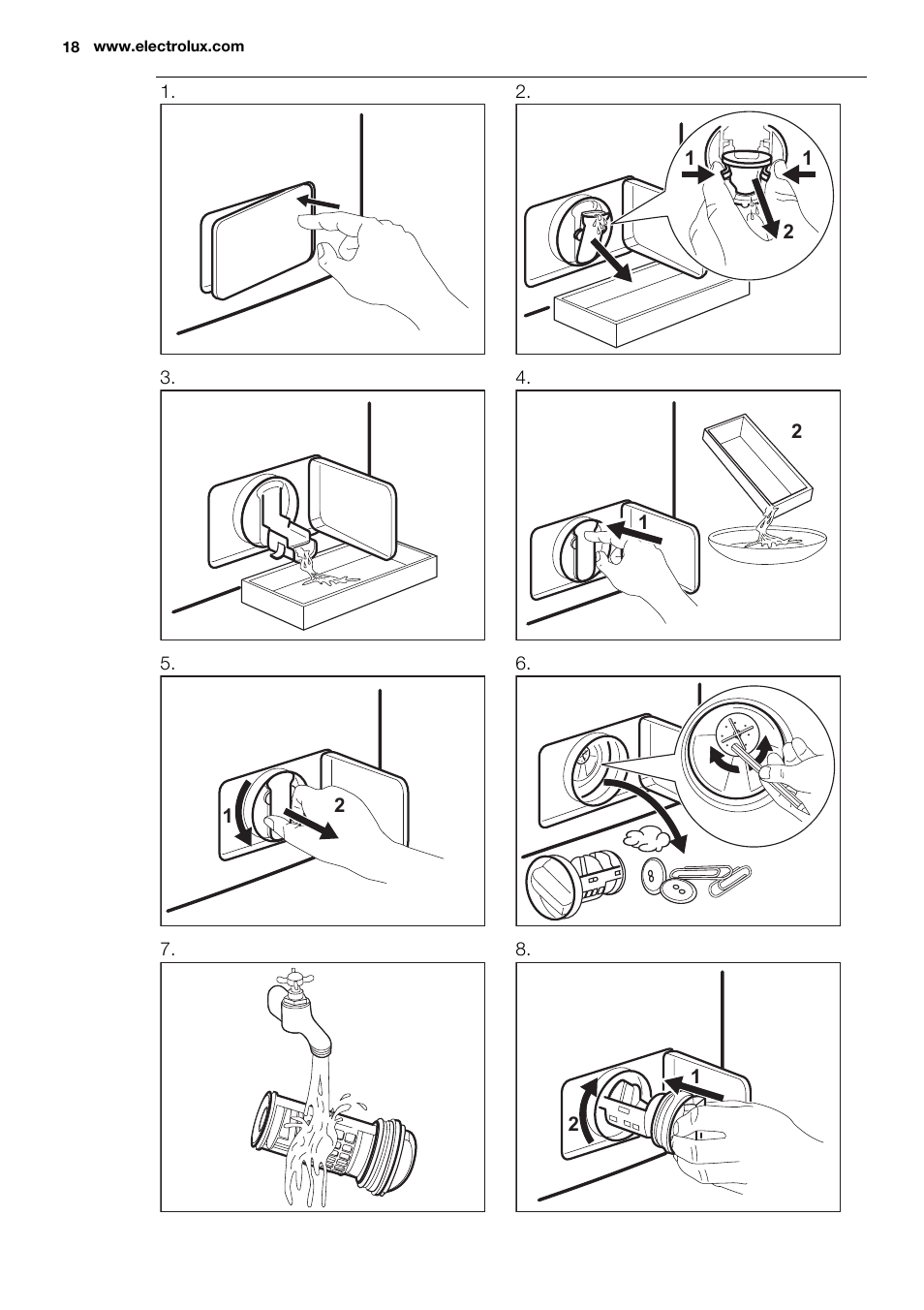 Electrolux EWF1476GDW User Manual | Page 18 / 48