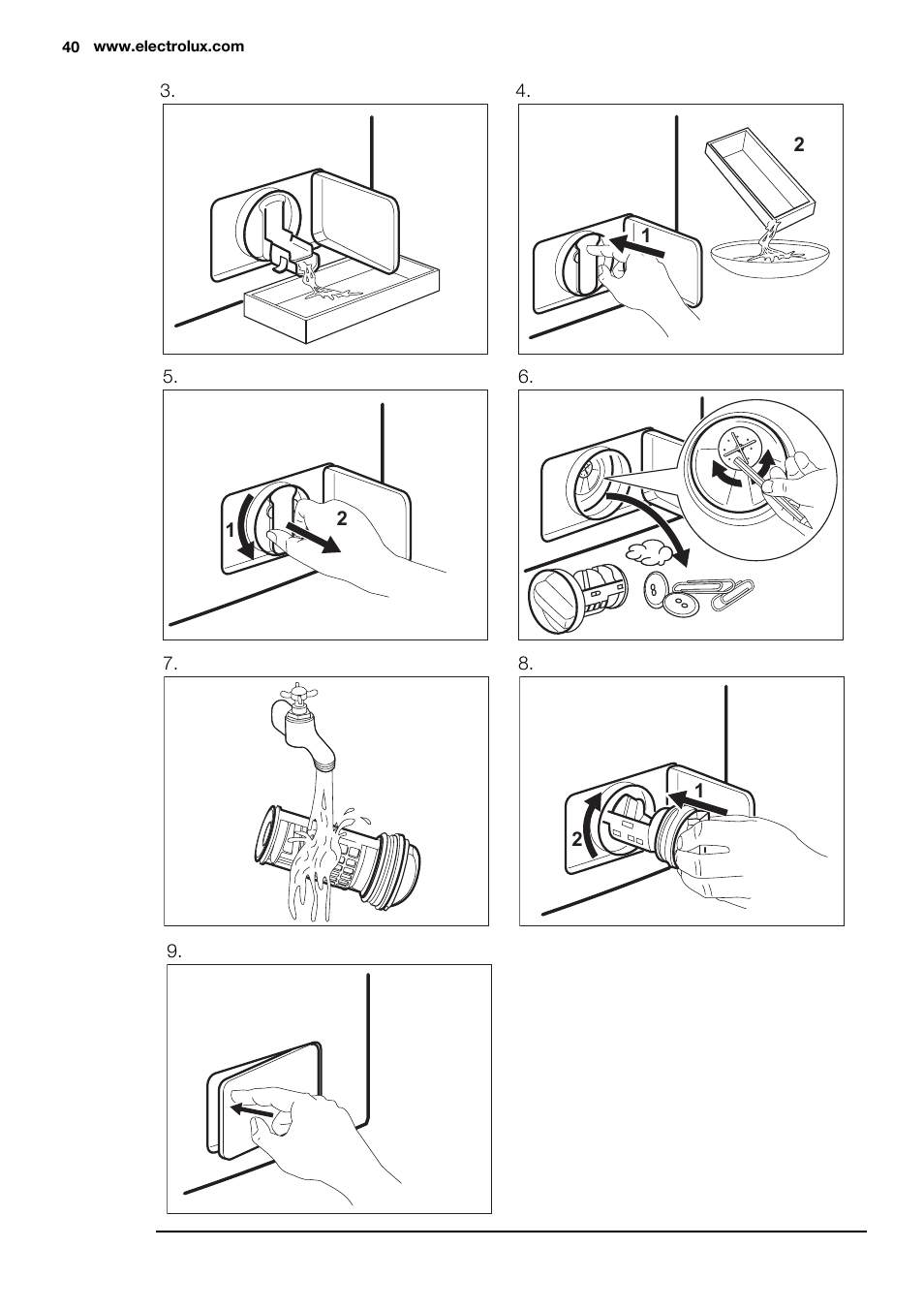 Electrolux EWF1476GDW User Manual | Page 40 / 48