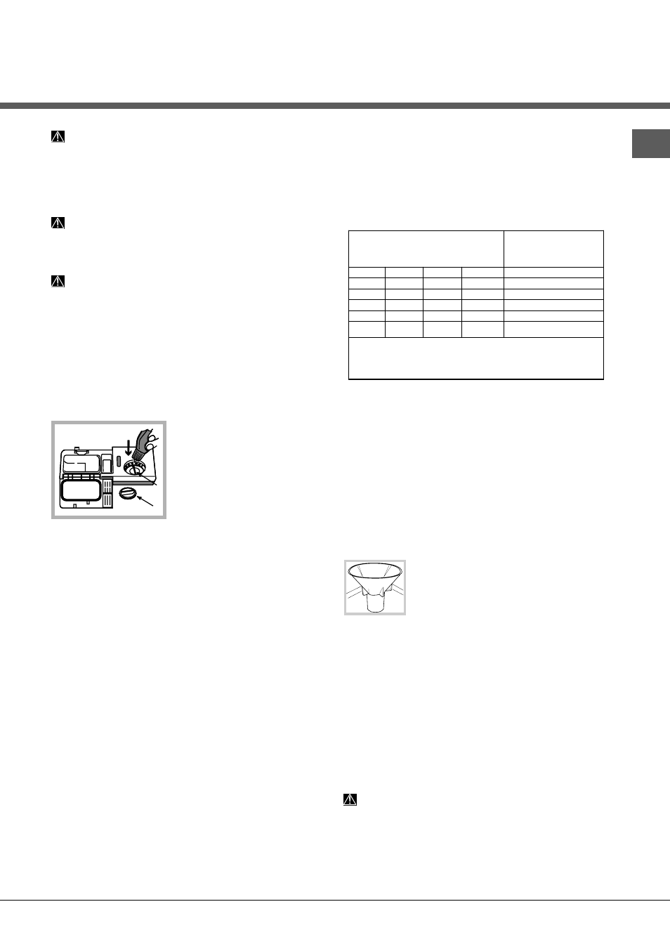 Produit de rinçage et sel régénérant, Charger le produit de rinçage, Charger le sel régénérant | Hotpoint Ariston LDF 12314E B EU User Manual | Page 21 / 84