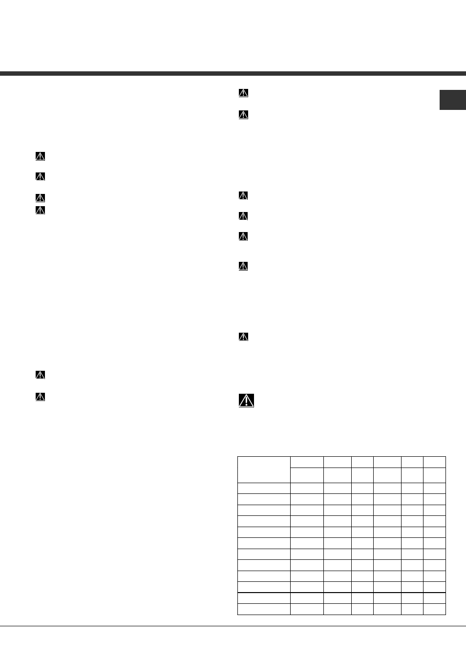 Hotpoint Ariston LDF 12314E B EU User Manual | Page 43 / 84