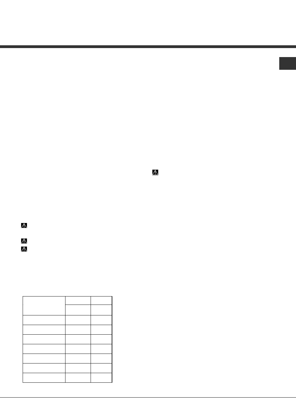 Opzioni di lavaggio | Hotpoint Ariston LFSA+ M284 A WH User Manual | Page 7 / 84