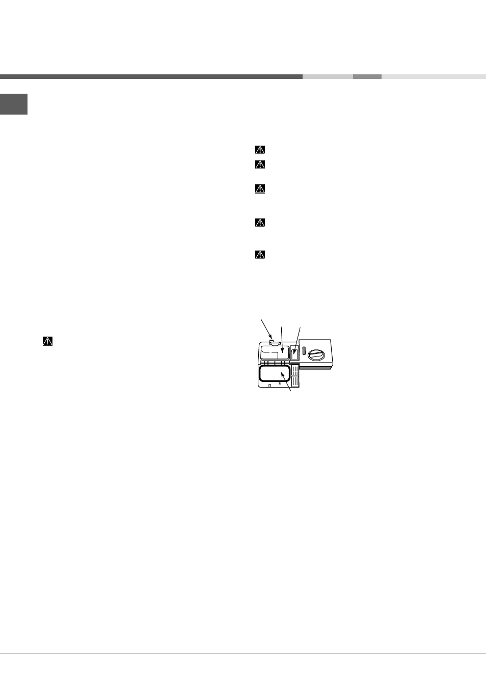 Starten en gebruik, Het vaatwasmiddel toevoegen, Het starten van de afwasautomaat | Hotpoint Ariston LFT 116 A-HA.R User Manual | Page 54 / 84