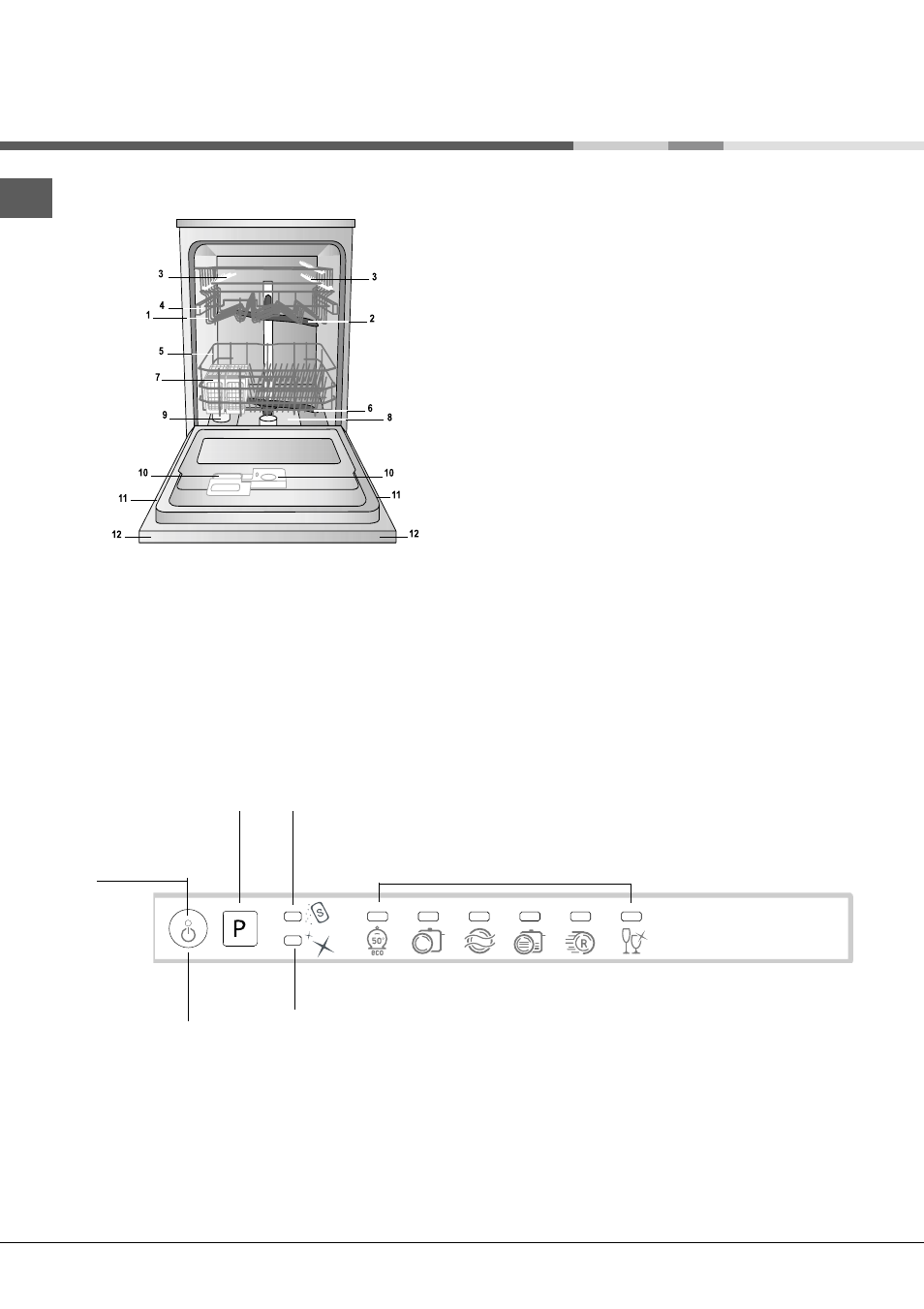 Descripción del aparato | Hotpoint Ariston LFT 116 A-HA.R User Manual | Page 64 / 84