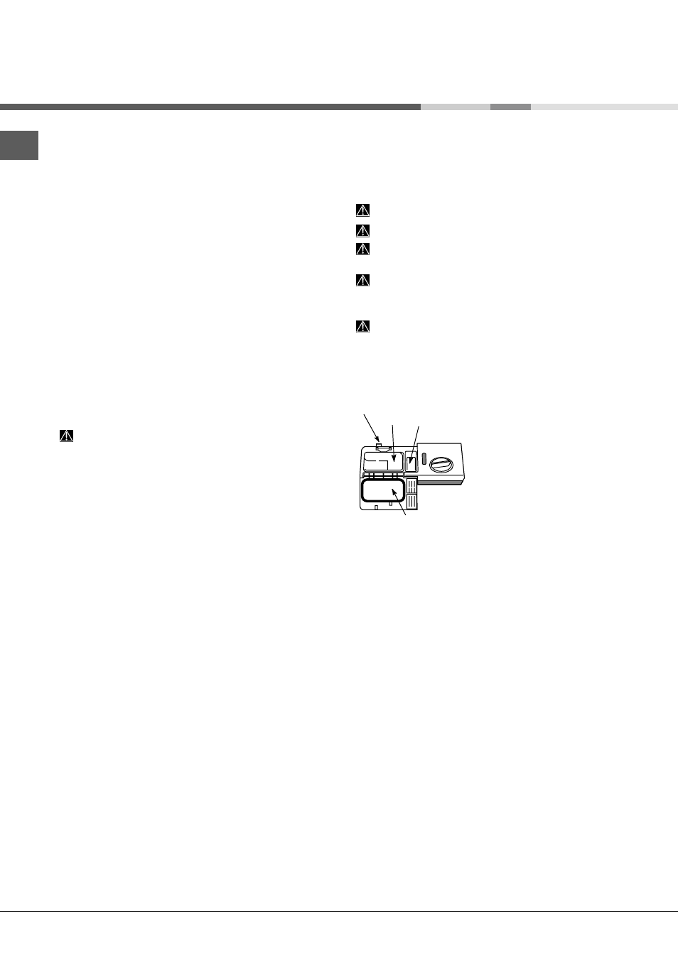 Puesta en funcionamiento y uso | Hotpoint Ariston LFT 116 A-HA.R User Manual | Page 66 / 84