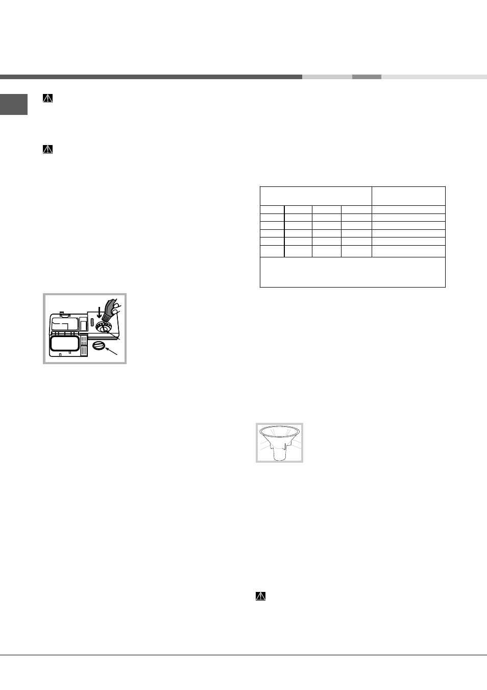 Abrillantador y sal regeneradora, Cargar el abrillantador, Cargar la sal regeneradora | Hotpoint Ariston LFT 116 A-HA.R User Manual | Page 68 / 84