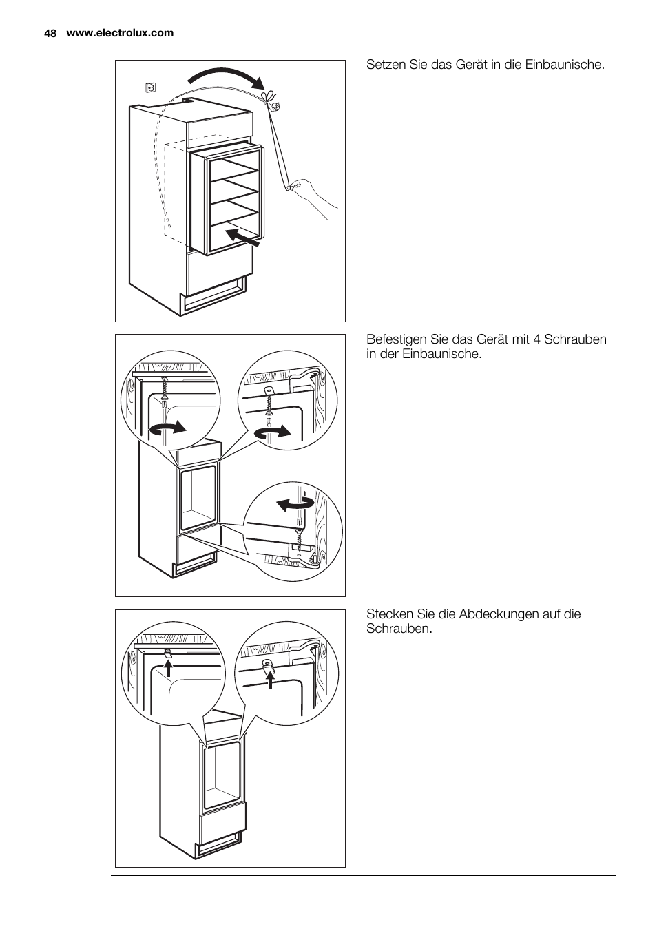 Electrolux ERX3313AOX User Manual | Page 48 / 72