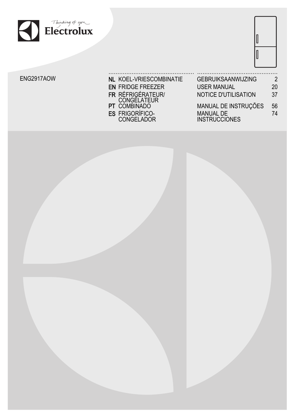 Electrolux ENG2917AOW User Manual | 92 pages