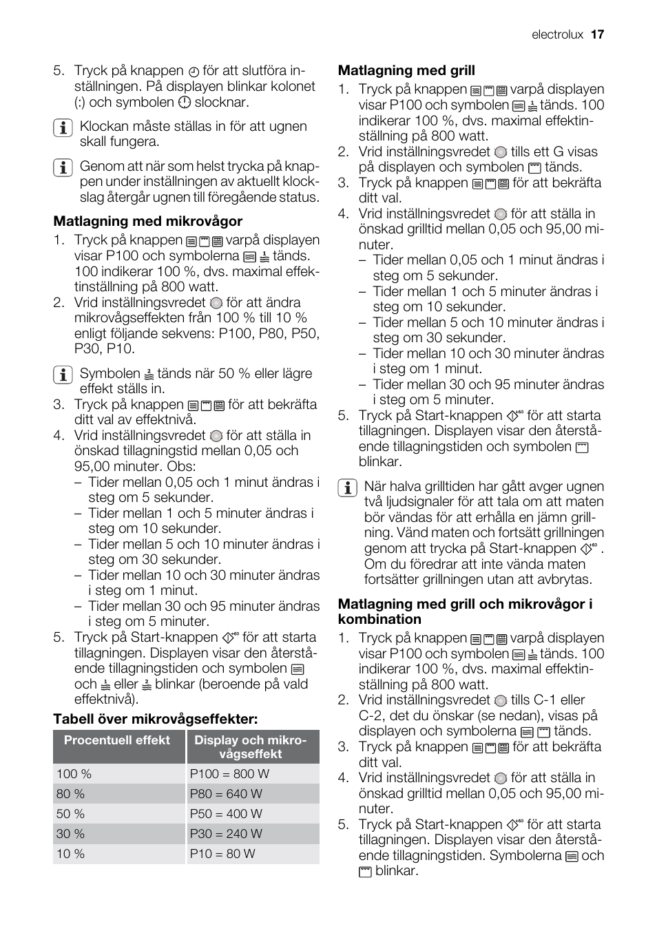 Electrolux EMS20300OX User Manual | Page 17 / 88