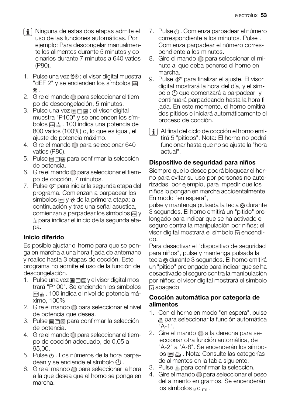 Electrolux EMS20300OX User Manual | Page 53 / 88