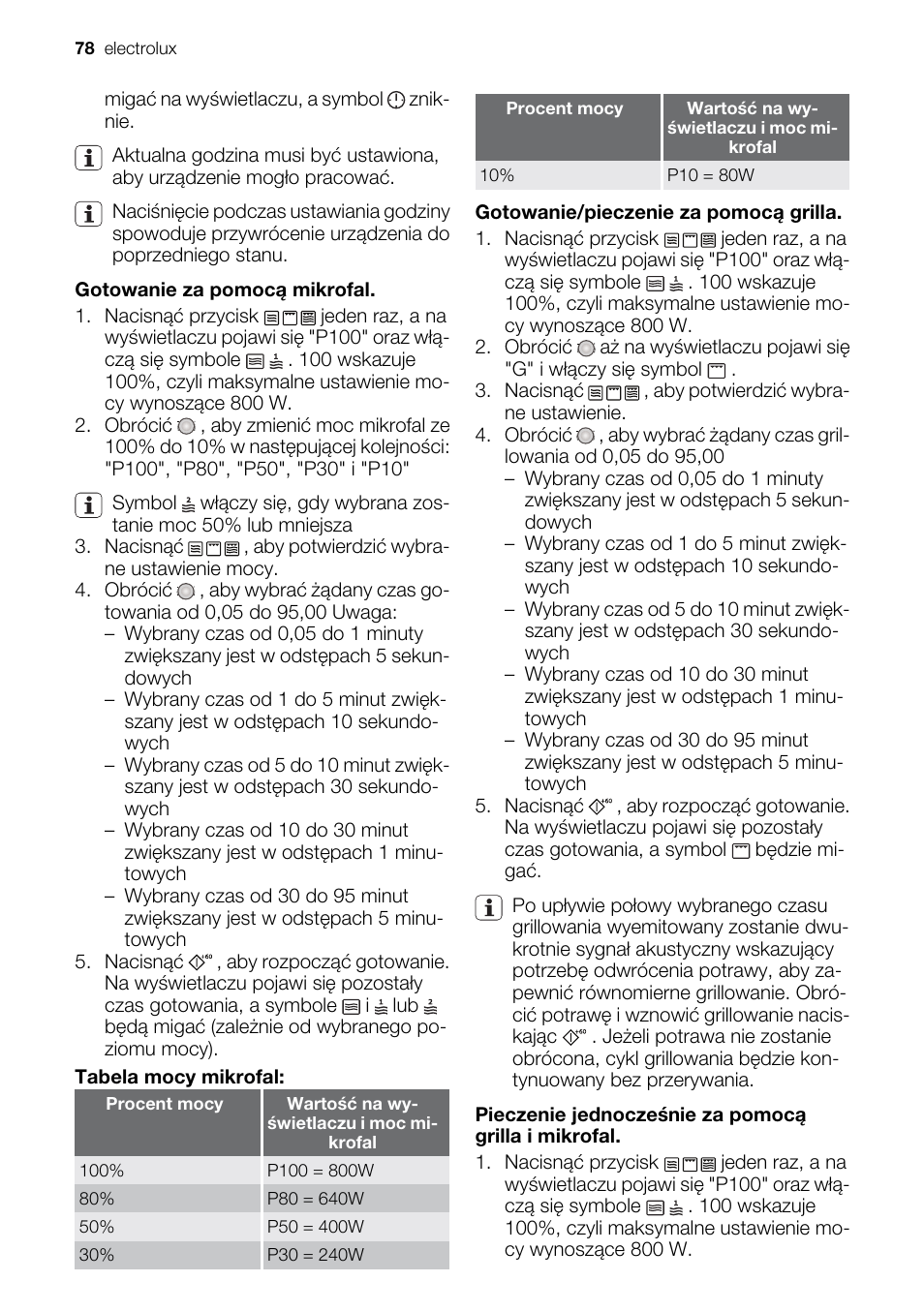 Electrolux EMS20300OX User Manual | Page 78 / 88