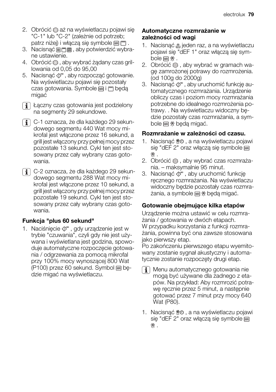 Electrolux EMS20300OX User Manual | Page 79 / 88