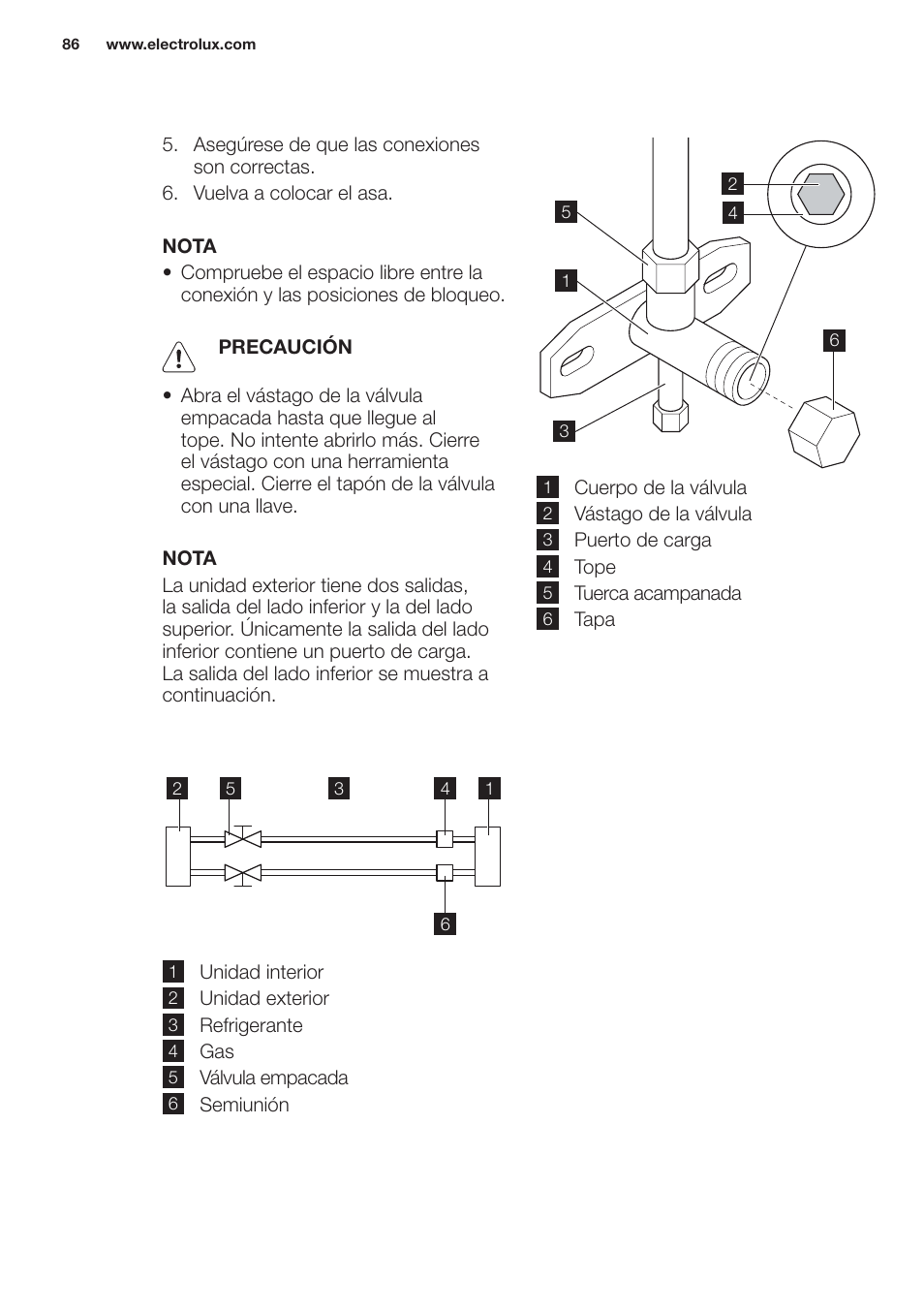 Electrolux EXH12HL1WE User Manual | Page 86 / 112