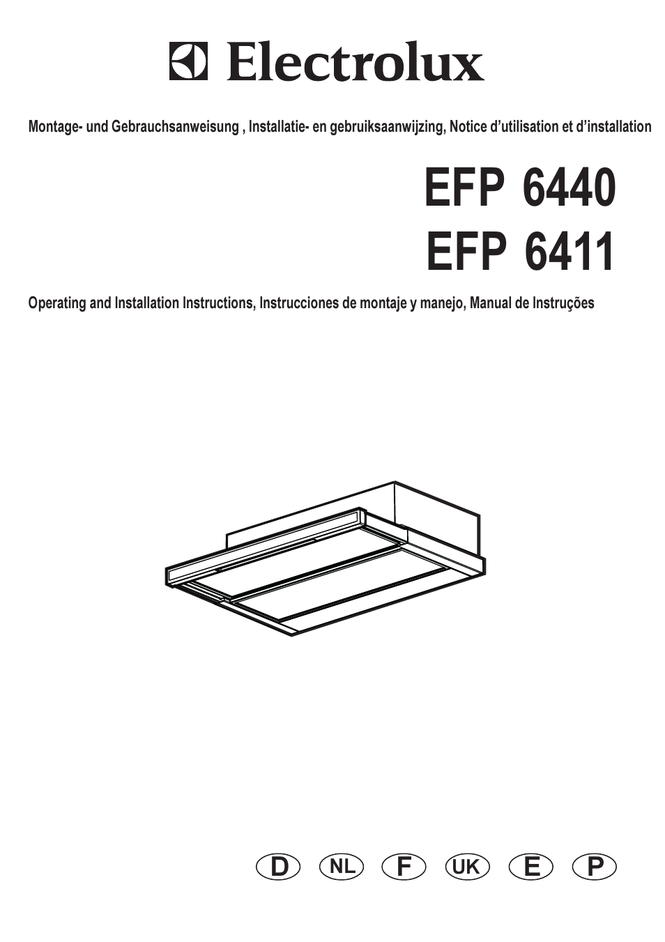 Electrolux EFP6440X User Manual | 68 pages