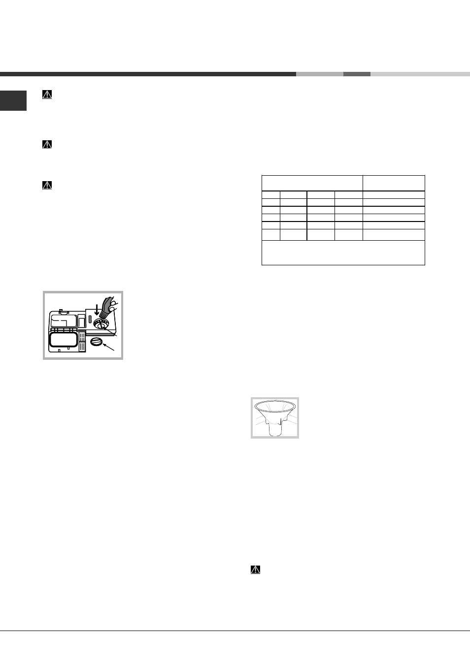 Abrilhantador e sal regenerante, Carregar o abrilhantador, Carregar o sal regenerante | Hotpoint Ariston LFS 216 IX FR User Manual | Page 80 / 84