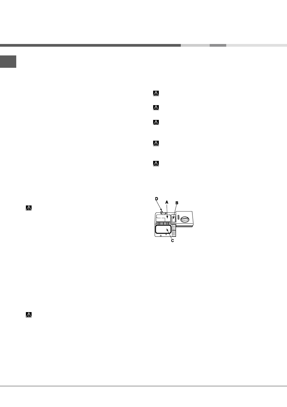 Mise en marche et utilisation | Hotpoint Ariston LFSA+ 2164 A IX User Manual | Page 30 / 84