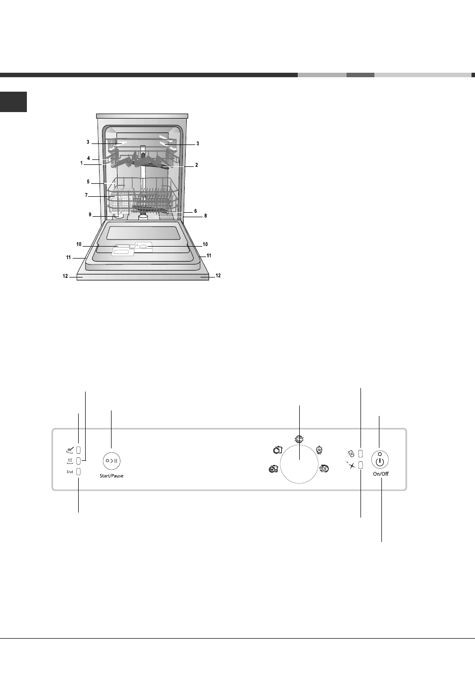Descrizione dell’apparecchio | Hotpoint Ariston LFSA+ 2164 A IX User Manual | Page 4 / 84