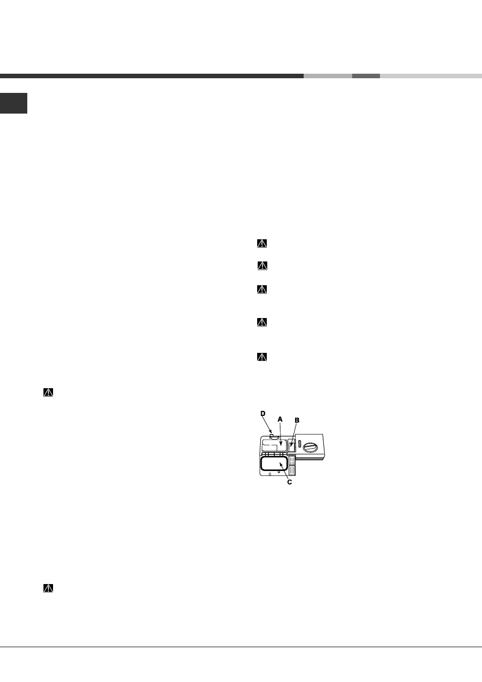 Start und inbetriebnahme | Hotpoint Ariston LFSA+ 2164 A IX User Manual | Page 42 / 84