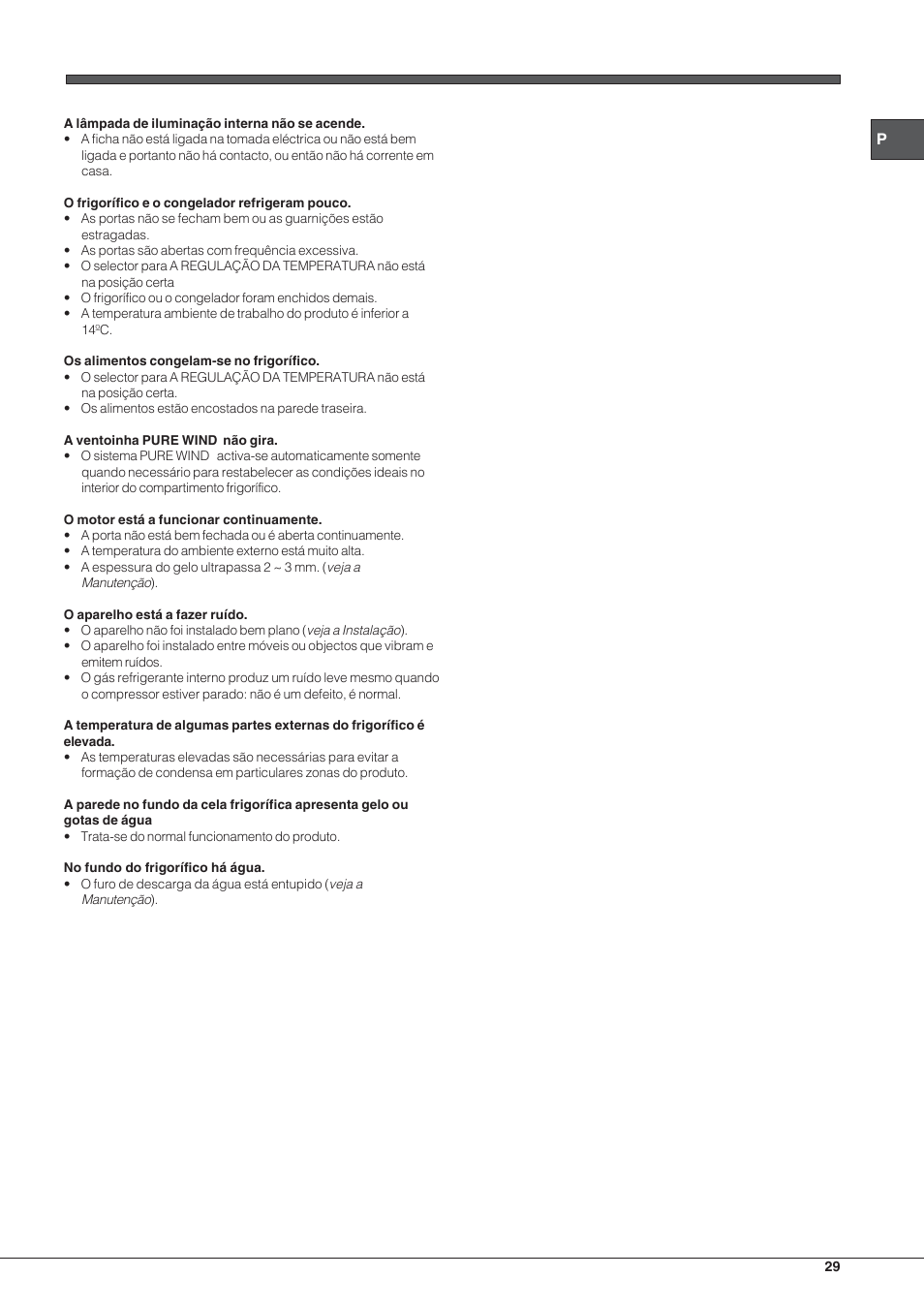Hotpoint Ariston Double porte NMTM 1921 VWB-HA User Manual | Page 29 / 44