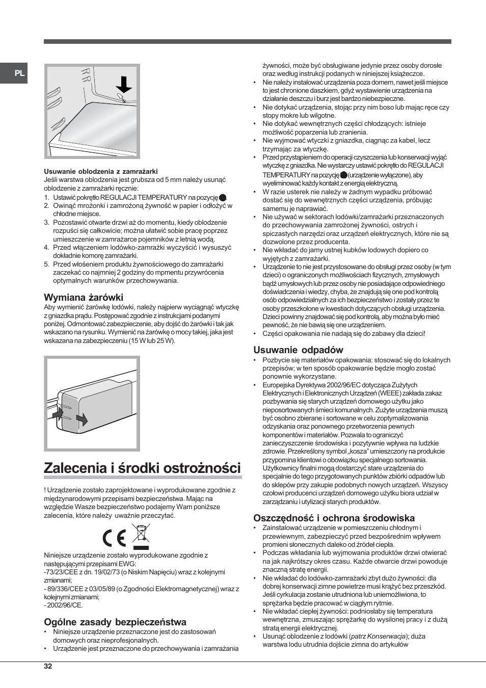 Hotpoint Ariston Double porte NMTM 1921 VWB-HA User Manual | Page 32 / 44